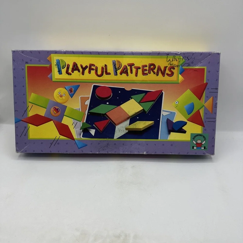 Discovery Toys 1996 Playful Patterns Design Activity Play Learning Game 2930‎